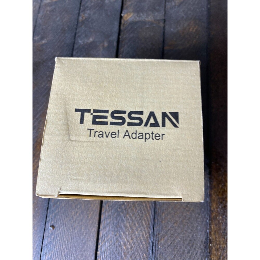 TESSAN US To India Type D Travel Adapter W/Type B Outlet & 2 USB C Ports